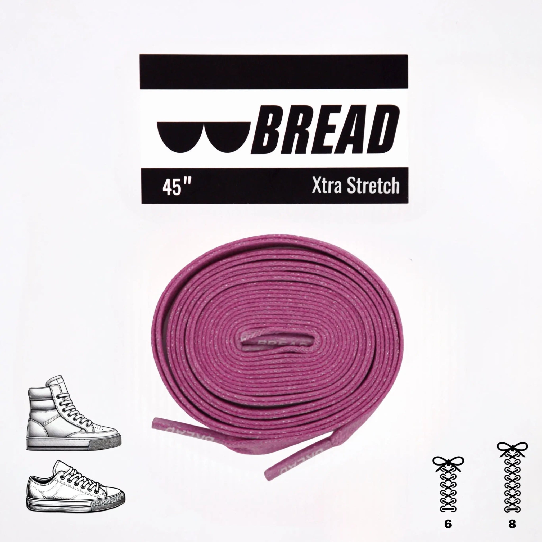 Stretchy Laces—Pretty Pink