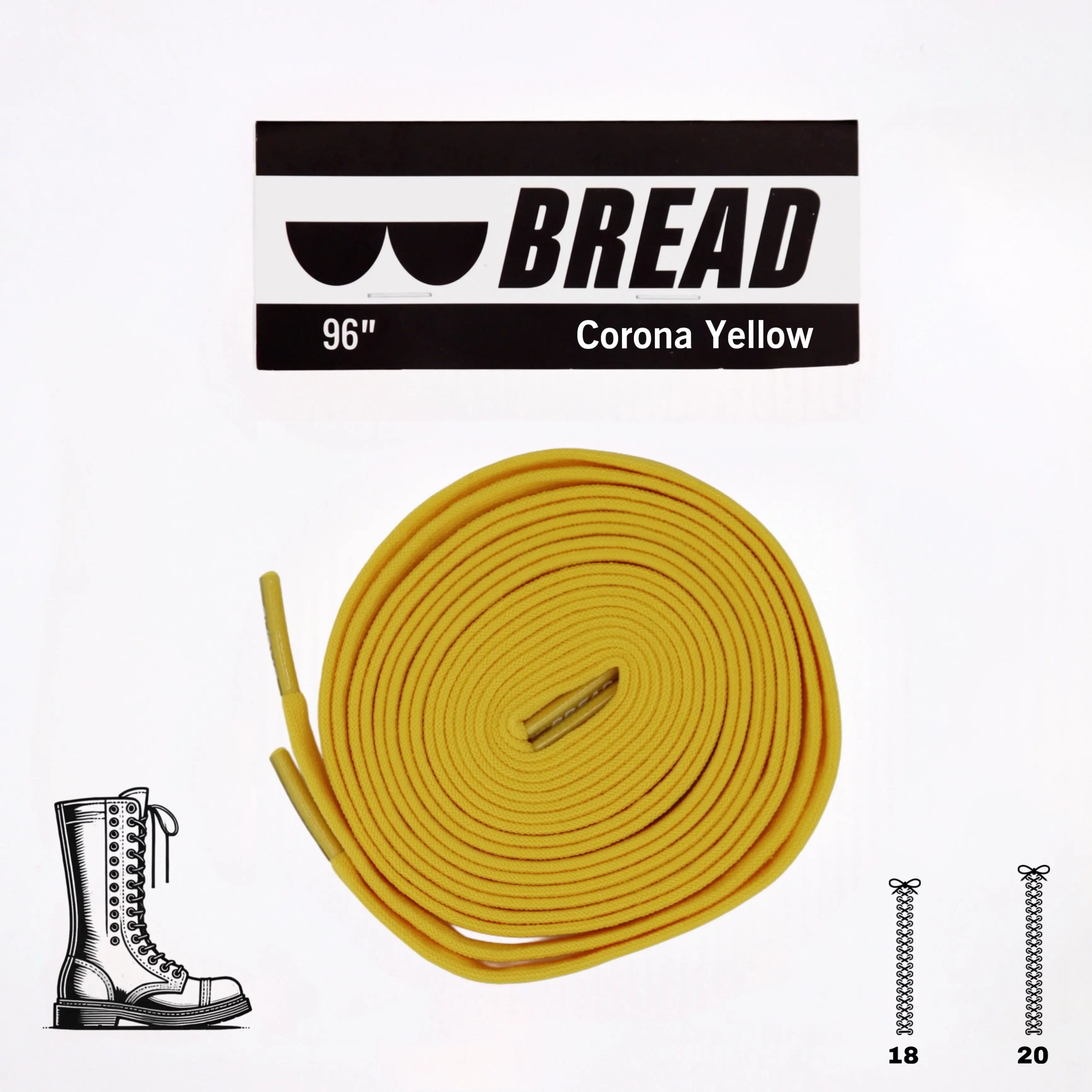 Stretchy Laces—Corona Yellow