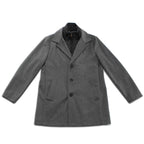 Metropolitan Dual-Layer Wool Car Coat—Grey