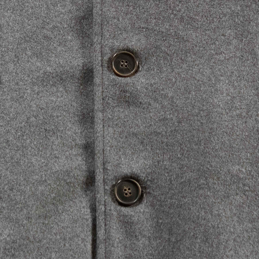Metropolitan Dual-Layer Wool Car Coat—Grey