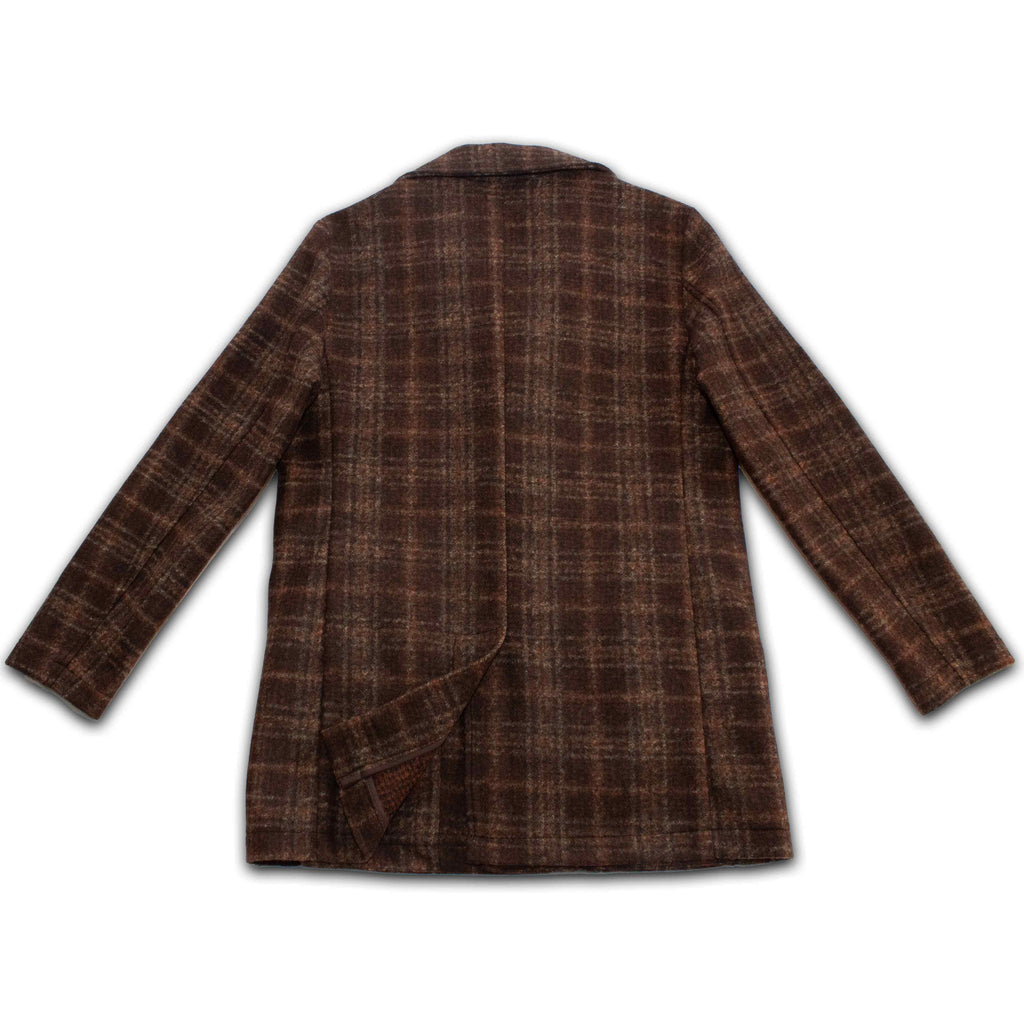 Metropolitan Dual-Layer Wool Car Coat—Chestnut