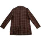 Metropolitan Dual-Layer Wool Car Coat—Chestnut