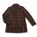 Metropolitan Dual-Layer Wool Car Coat—Chestnut