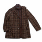 Metropolitan Dual-Layer Wool Car Coat—Chestnut