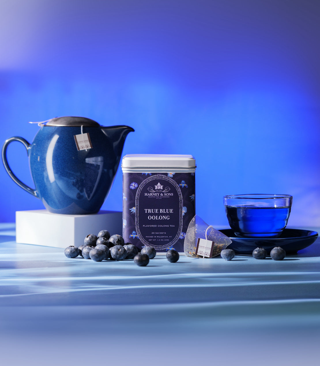 True Blue Oolong, Tin of 20 Sachets