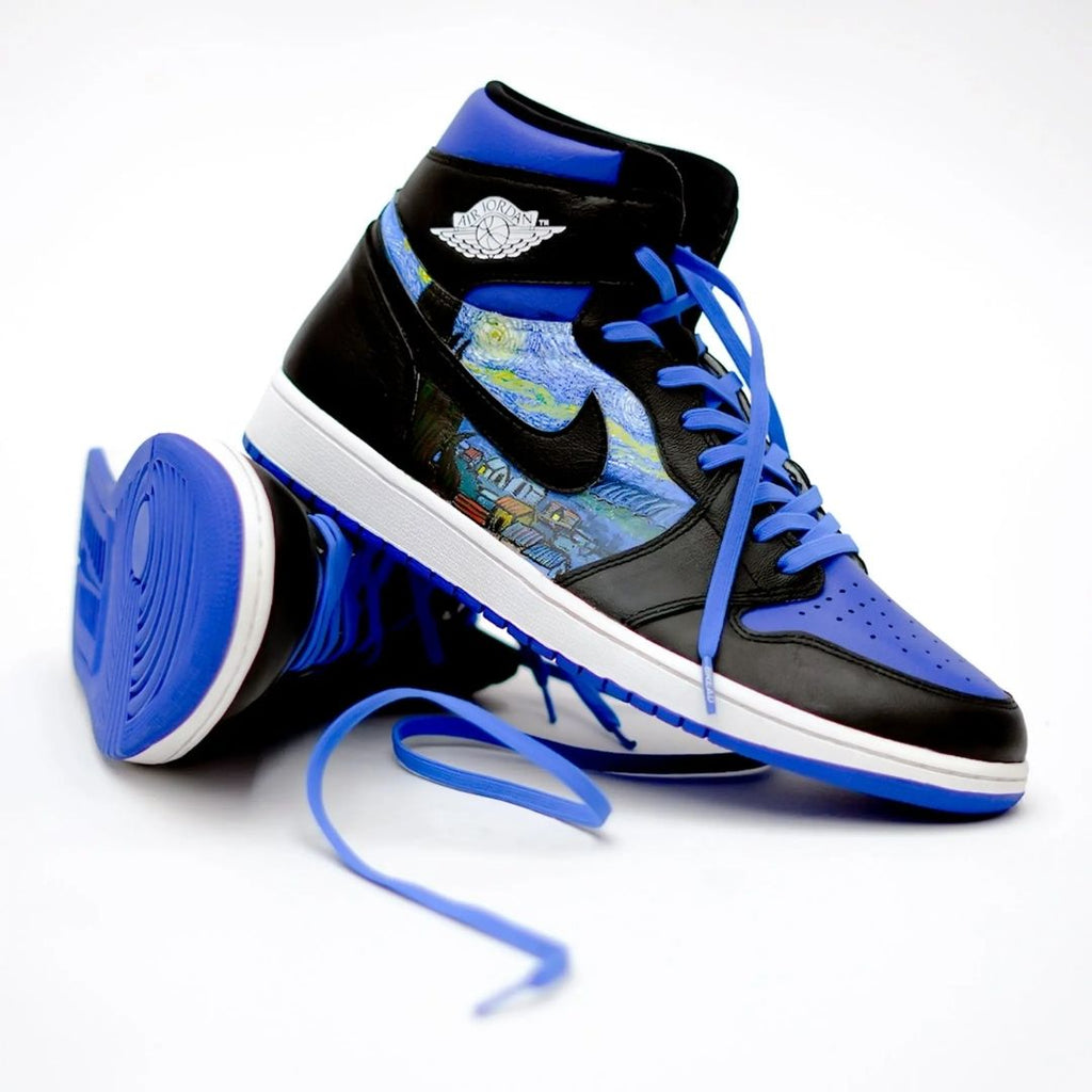 Stretchy Laces—Sonic Blue