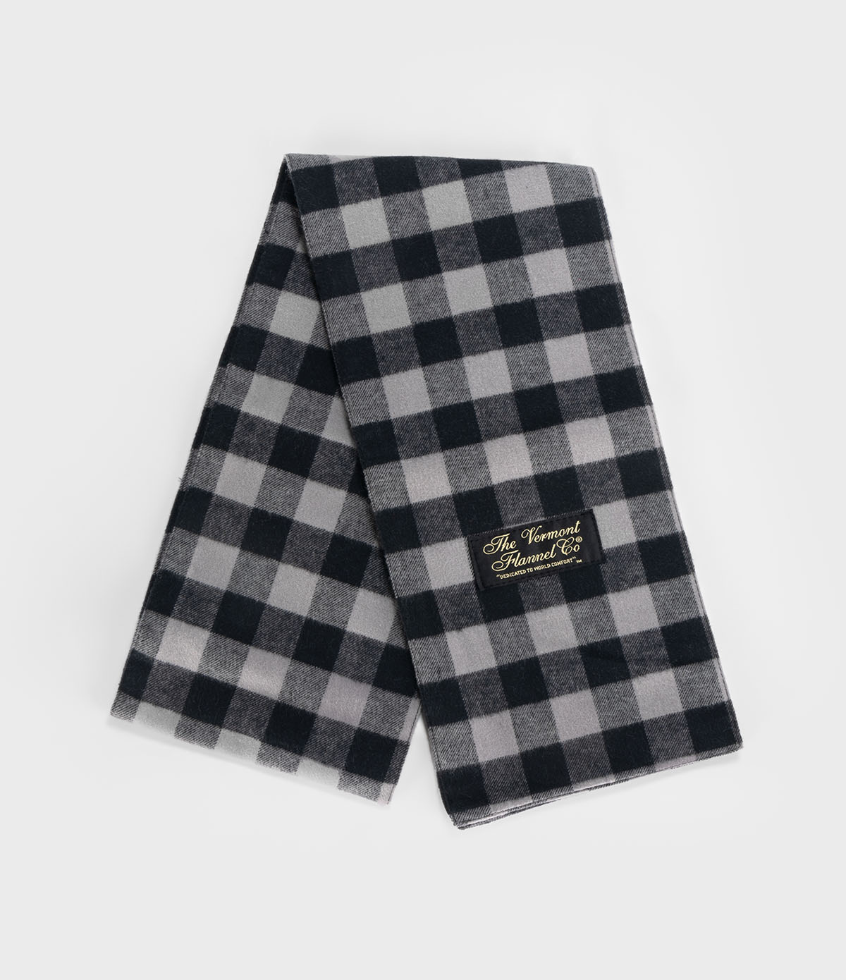 Flannel Scarf - Gray Buffalo