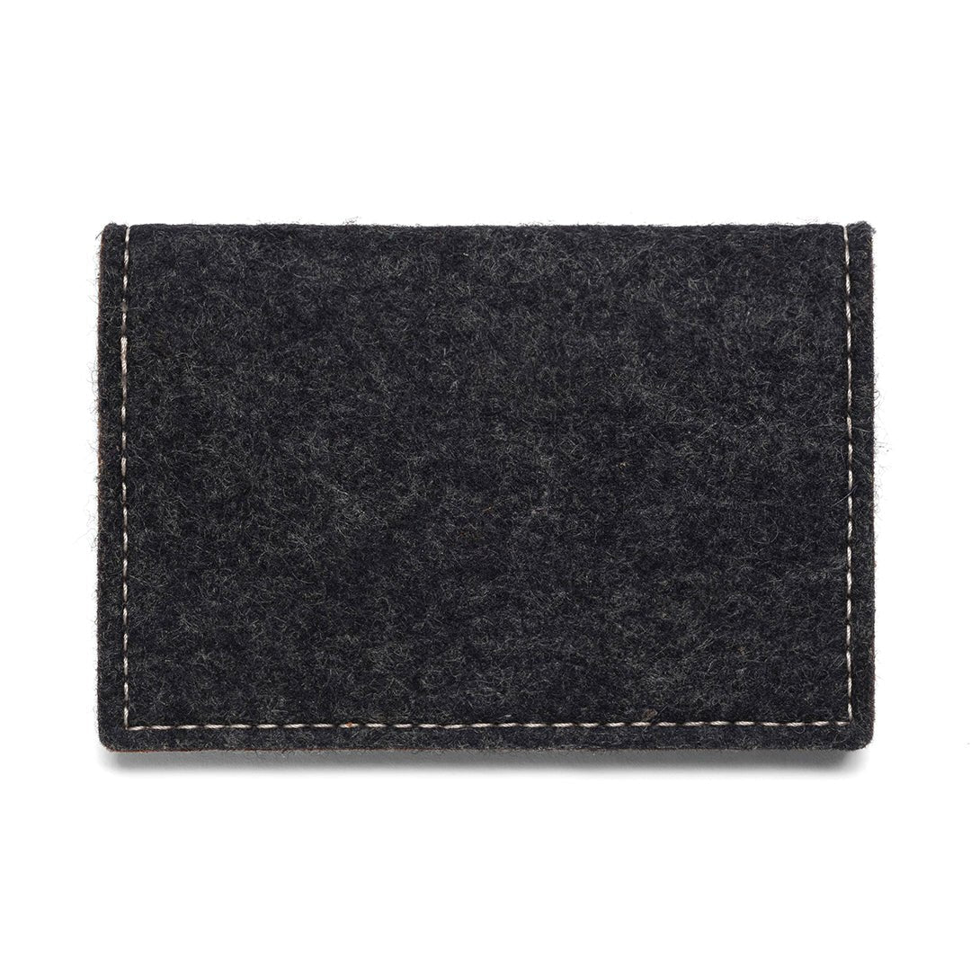 Kyrgies Felt and Leather Bifold Wallet
