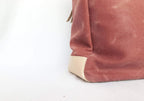 Mauve Waxed Canvas Tote Bag - The Rebel Gal